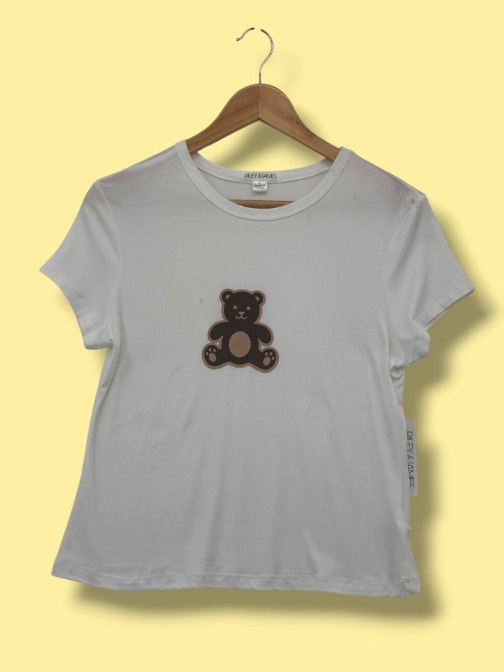 Riley & James Sleep Teddy Graphic Tee NWT - Picture 5 of 5